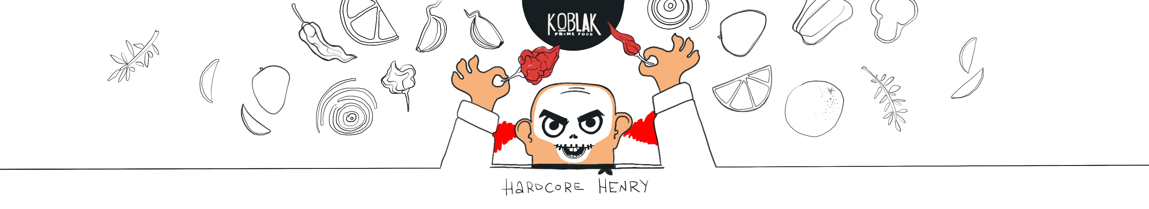 Szkic etykiety Koblak — Hardcore Henry 1