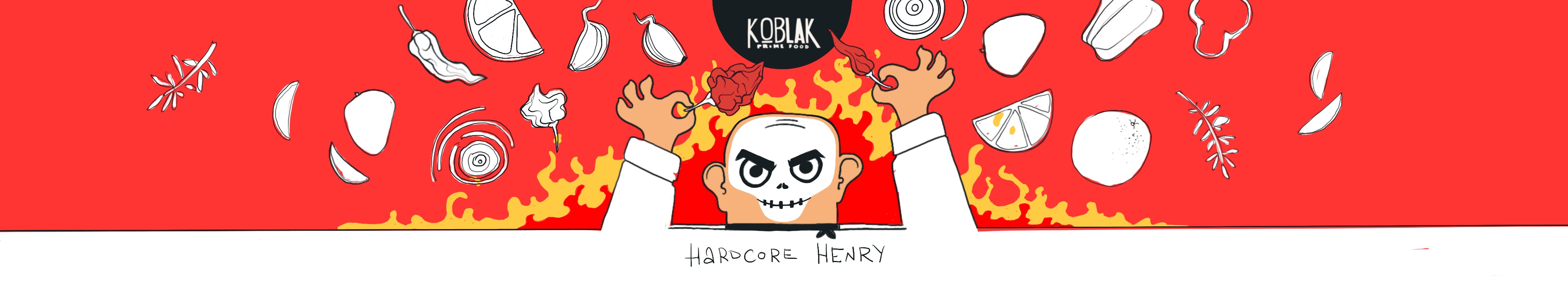 Szkic etykiety Koblak — Hardcore Henry 2