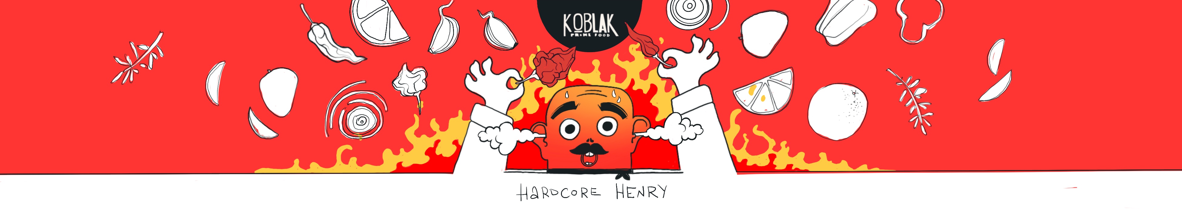 Szkic etykiety Koblak — Hardcore Henry 3